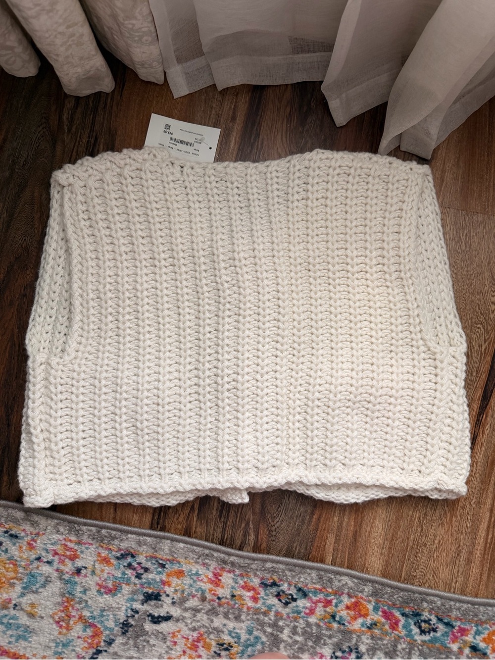 Sunday Ivory Chunky Knit Button Cardigan - Picture 3 of 3